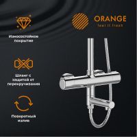 Товар: Душевая система Orange Хром арт-T02S4-911cr - фото 3 Душевая система Orange Хром арт-T02S4-911cr — фото 3, Душевые стойки