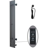 Электрический полотенцесушитель Тругор Пэк сп Вектор кв 4 120x15 Графит арт-ПэкспВекторкв412015грВГП — фото 1, Электрические полотенцесушители