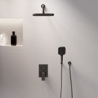 Товар: Душевая система Damixa Gala Черная матовая арт-953520300 - фото 9 Душевая система Damixa Gala Черная матовая арт-953520300 — фото 9, Встраиваемые душевые комплекты