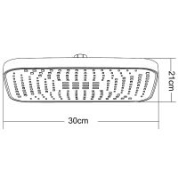 Верхний душ Orange Хром арт-S14TScr — фото 5, Верхние души