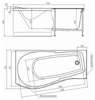 Товар: Акриловая ванна Alex Baitler Orta 170х92 R без гидромассажа арт-ORTA L 170*92 - фото 5 Акриловая ванна Alex Baitler Orta 170х92 R без гидромассажа арт-ORTA L 170*92 — фото 5, Акриловые ванны