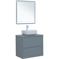 Тумба под раковину Aquanet Арт 75 подвесная Мисти грин арт-313275 — фото 13, Тумбы под раковину