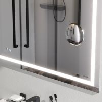 Зеркало AM.PM Gem 80 с подсветкой с механическим выключателем арт-M91AMOX0803WG — фото 5, Зеркала в ванную комнату