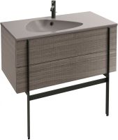 Тумба под раковину Jacob Delafon Nouvelle Vague 80 подвесная Фактурный дуб арт-EB3030-E73 — фото 2, Тумбы под раковину