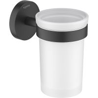 Стакан для зубных щеток Aquatek Европа Черный матовый арт-AQ4104MB — фото 1, Стаканы для зубных щеток