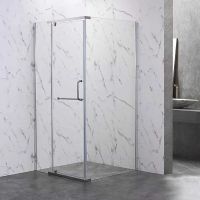 Душевой уголок Veconi Rovigo RV-19 100х90 профиль Хром стекло прозрачное арт-RV19-10090-01-C6 — фото 1, Прямоугольные душевые уголки