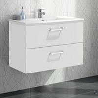 Тумба под раковину Jacob Delafon Vox 80 подвесная Ореховое дерево арт-EB2078-R1-E16 — фото 2, Тумбы под раковину