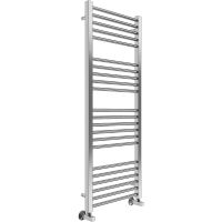 Водяной полотенцесушитель Terminus Сицилия П22 500х1400 Хром, нижнее подключение, G 1/2" ВР, с комплектом вентилей арт-4670078530820 — фото 1, Водяные полотенцесушители