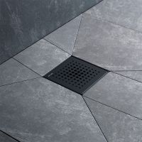 Душевой трап AM.PM PrimeFlow 10 с Черной матовой решеткой Cut Gradient арт-W02BD-P11-010-01BM — фото 7, Трапы для душа