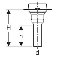 Корпус душевого лотка Geberit CleanLine UniFlex с выпуском D50 арт-154.153.00.1 — фото 3, Душевые лотки