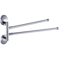 Полотенцедержатель CeramaLux Valencia поворотный Хром арт-73214-2 — фото 1, Полотенцедержатели