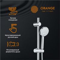 Душевая система Orange Хром арт-S07cr — фото 3, Душевые стойки