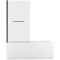 Товар: Шторка на ванну Allen Brau Priority 80 профиль Черный браш стекло прозрачное арт-3.31022.BBA - фото 2 Шторка на ванну Allen Brau Priority 80 профиль Черный браш стекло прозрачное арт-3.31022.BBA — фото 2, Шторки для ванной распашные