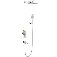 Душевая система Timo Helmi Хром Белая арт-SX-4099/00-16SM — фото 1, Встраиваемые душевые комплекты