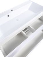 Тумба с раковиной Orange Line 100 подвесная Белая матовая арт-Li-100Tuw+RA100 — фото 10, Тумбы с раковиной