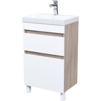 Тумба с раковиной Iddis Zodiac 50 Белая матовая Дерево арт-ZOD5ABFi95K — фото 1, Тумбы с раковиной