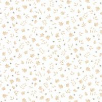 Обои детские Casadeco Rose Nino Винил на флизелине (0,53*10,05) Бежевый, Листья арт-85631033 — фото 2, Обои для стен