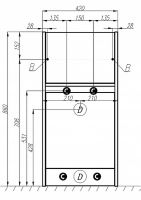 Тумба под раковину Aquaton Лондри 40 Белый глянец арт-1A236001LH010 — фото 5, Тумбы под раковину