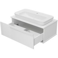 Товар: Тумба с раковиной Brevita Savoy 90 подвесная Белая матовая арт-УТ000014905 - фото 3 Тумба с раковиной Brevita Savoy 90 подвесная Белая матовая арт-УТ000014905 — фото 3, Тумбы с раковиной