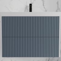 Тумба под раковину Style Line Стокгольм 80 подвесная Графит софт арт-ЛС-00002314 — фото 1, Тумбы под раковину