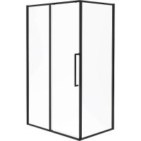 Душевой уголок Esbano Surf 100x80 профиль Черный стекло прозрачное арт-ESOGS108PSB — фото 1, Прямоугольные душевые уголки