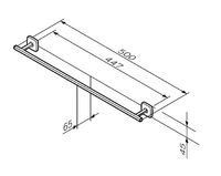 Полотенцедержатель AM.PM Gem Хром арт-A90346400 — фото 8, Полотенцедержатели
