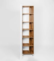 Товар: Шкаф пенал VIANT Бостон 45 Белый Дуб Вотан арт-VBOS450-PEN - фото 5 Шкаф пенал VIANT Бостон 45 Белый Дуб Вотан арт-VBOS450-PEN — фото 5, Пеналы для ванной комнаты