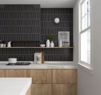 Керамическая плитка Equipe Costa Nova Black Matt настенная 5х20 см арт-28453 — фото 2, Керамическая плитка