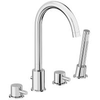 Смеситель на борт ванны Damixa Scandinavian Pure Хром арт-360400000 — фото 1, Смесители на борт ванны