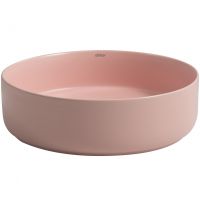 Раковина-чаша Abber Bequem 40 Розовая матовая арт-AC2109MP — фото 2, Раковины накладные