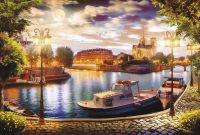 Фреска Ortograf Городской пейзаж 6550 Фактура бархат FX Флизелин (4,1*2,7) Разноцветный, Город/Пейзаж арт-6550 (бархат FX) — фото 2, Фрески