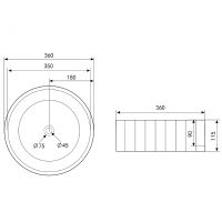 Товар: Раковина-чаша Abber Bequem 36 Белая арт-AC2111 - фото 3 Раковина-чаша Abber Bequem 36 Белая арт-AC2111 — фото 3, Раковины накладные
