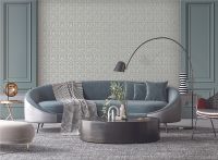 Обои Alessandro Allori Barbara Винил на флизелине (1,06*10,05) Черный, Дамаск арт-2610-6 — фото 2, Обои для стен