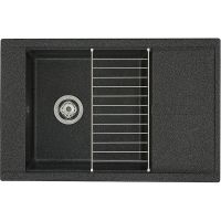 Товар: Кухонная мойка Aquaton Делия 78 Графит арт-1A715132DE210 - фото 3 Кухонная мойка Aquaton Делия 78 Графит арт-1A715132DE210 — фото 3, Кухонные мойки