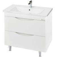 Тумба под раковину Bellezza Санриса 100 Белая арт-4630117660017 — фото 1, Тумбы под раковину