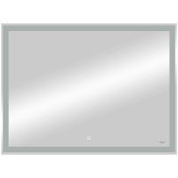 Зеркало Reflection Double 800х600 с подсветкой с сенсорным выключателем, диммером и часами арт-RF4614DB — фото 2, Зеркала в ванную комнату