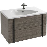 Тумба под раковину Jacob Delafon Nouvelle Vague 80 подвесная Фактурный дуб арт-EB3030-E73 — фото 1, Тумбы под раковину