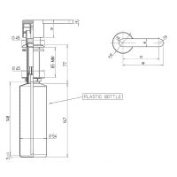 Дозатор для жидкого мыла Kerama Marazzi Logica LO.dis.02\CR Хром арт-LO.dis.02\CR — фото 5, Дозаторы