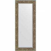 Зеркало Evoform Exclusive 135х55 с фацетом в багетной раме - Виньетка античная латунь 85 мм арт-BY 3515 — фото 1, Зеркала в ванную комнату