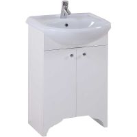 Тумба под раковину Onika Омега 50.10 Белая арт-105015 — фото 1, Тумбы под раковину