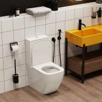 Унитаз компакт Ceruttispa Mimi CT с бачком и сиденьем Микролифт арт-8707 — фото 6, Напольные унитазы