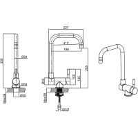 Смеситель для кухни Allen Brau Fenster Хром арт-5.60003-00 — фото 4, Смесители для кухни