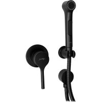 Гигиенический душ со смесителем Jacob Delafon Elate Черный матовый арт-E24610-BL — фото 1, Гигиенические души