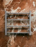 Водяной полотенцесушитель Terminus Аврора П4 500x500 Хром, нижнее подключение, G 1/2" ВР арт-4670078543967 — фото 3, Водяные полотенцесушители