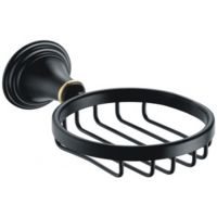 Мыльница Fixsen Luksor Черный Золото арт-FX-71609B — фото 1, Мыльницы