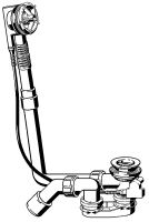 Слив-перелив Viega Multiplex 61631 полуавтомат без накладок арт-111069 — фото 2, Сливы-переливы