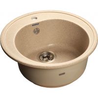 Кухонная мойка GranFest Rondo GF-R510 Песочная арт-R-510 пес — фото 1, Кухонные мойки