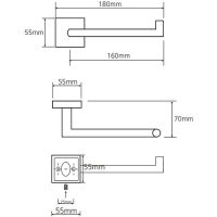 Держатель туалетной бумаги Bemeta Beta Хром арт-132212032 — фото 2, Держатели туалетной бумаги