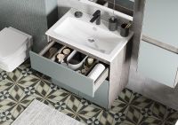 Тумба под раковину Aquaton Форест 75 Дуб рошелье Сумеречный голубой арт-1A278301FR9C0 — фото 12, Тумбы под раковину