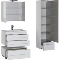 Товар: Комплект мебели для ванной Aquanet Верона 75 Белый арт-231017 - фото 7 Комплект мебели для ванной Aquanet Верона 75 Белый арт-231017 — фото 7, Комплекты мебели для ванной